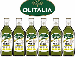 【Olitalia奧利塔】超值高溫專用葵花油禮盒組