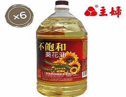 主婦-100％不飽和葵花油2L ×6瓶