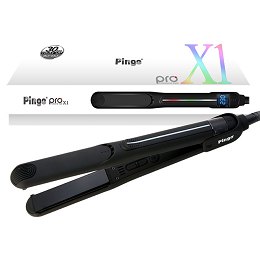 Pingo X1鈦空黑LED專業窄版離子夾